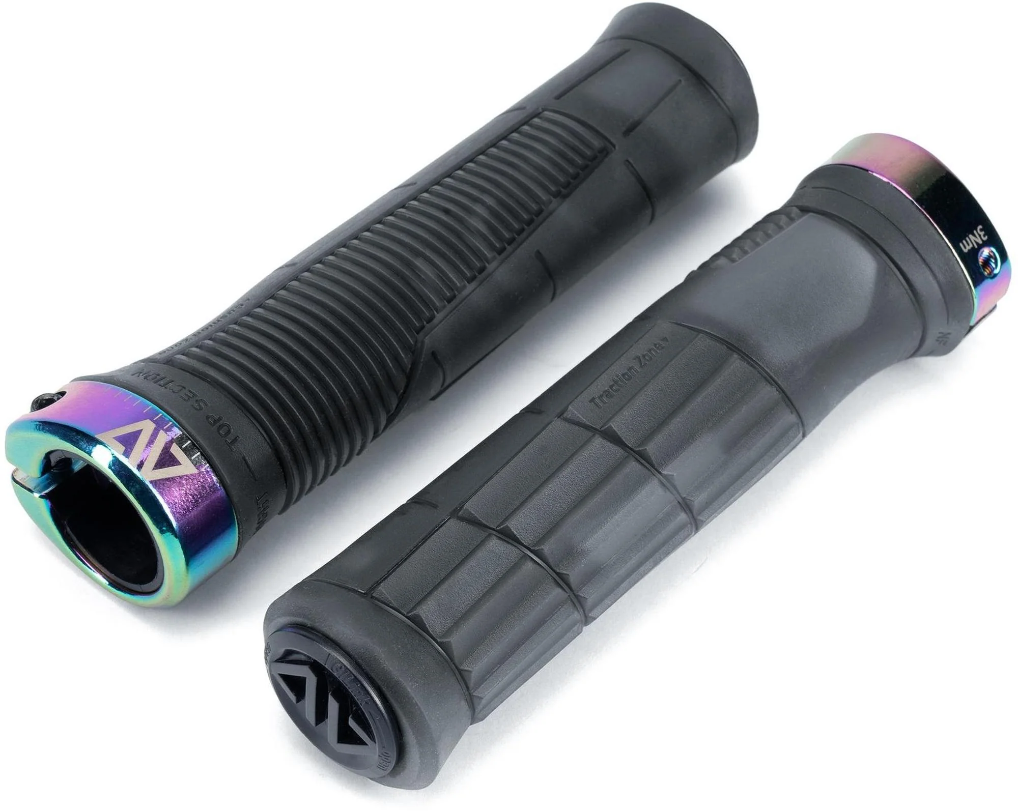 ACID GRIPS ENDURE TRANSLUCENT BLACK / OILSLICK - Image 3