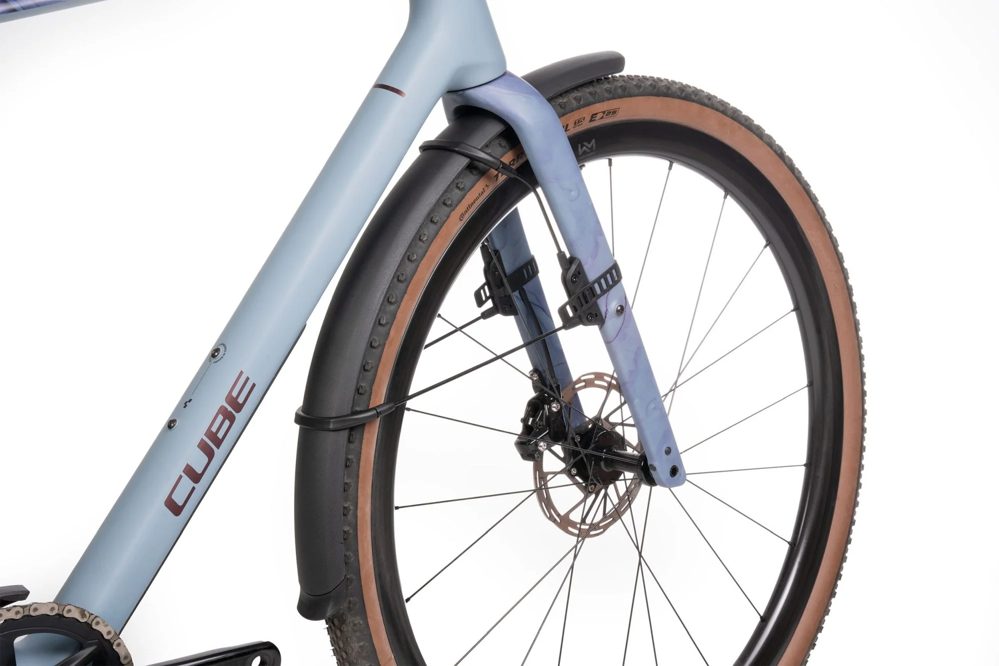 ACID MUDGUARD SET GRAVEL 28 INCH BLACK - Image 3