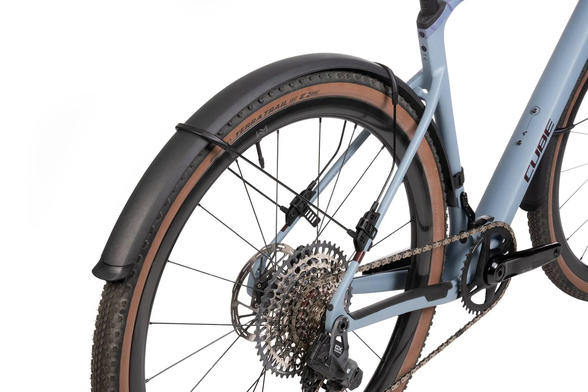 ACID MUDGUARD SET GRAVEL 28 INCH BLACK - Image 4