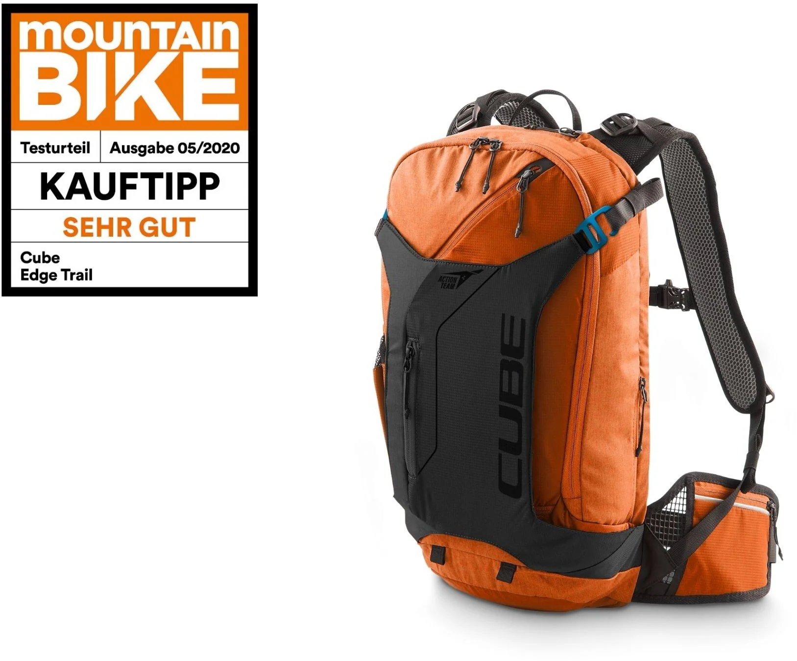 CUBE Backpack Edge Trail X Action Team - Image 6
