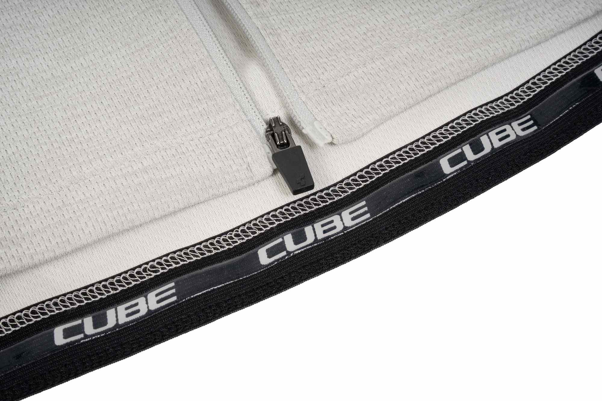 CUBE GRAVEL WS JERSEY FULL ZIP CARGO S/S LIGHT GREY - Image 10