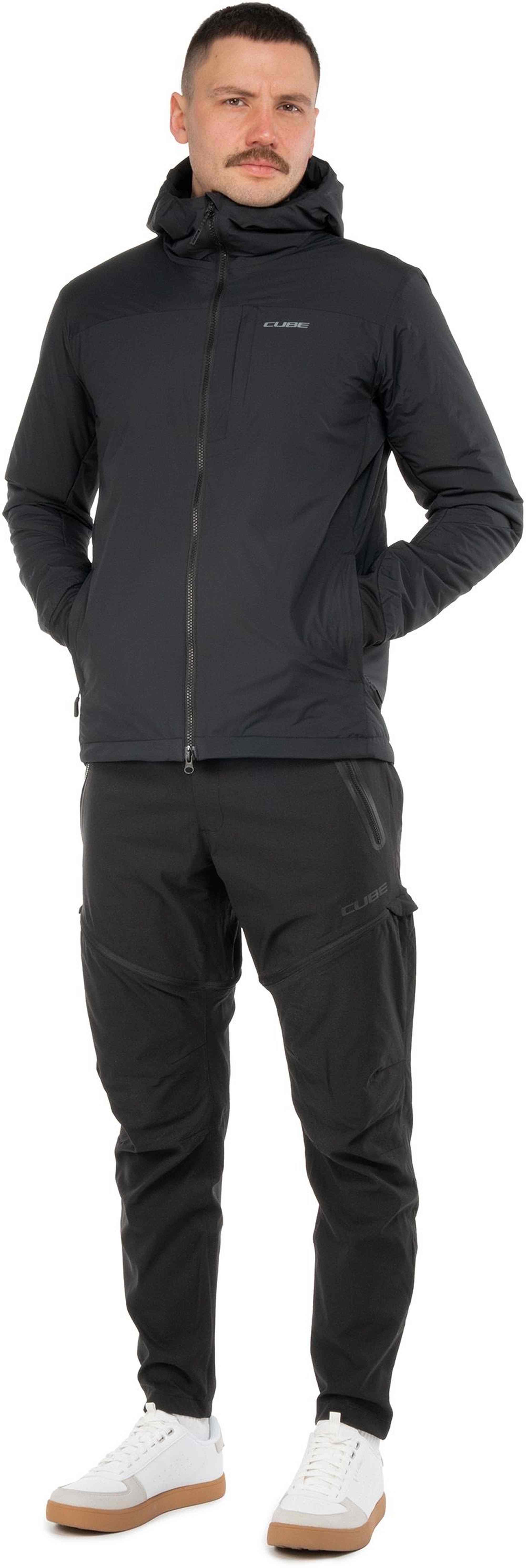 CUBE HYBRID JACKET BLACK - Image 3