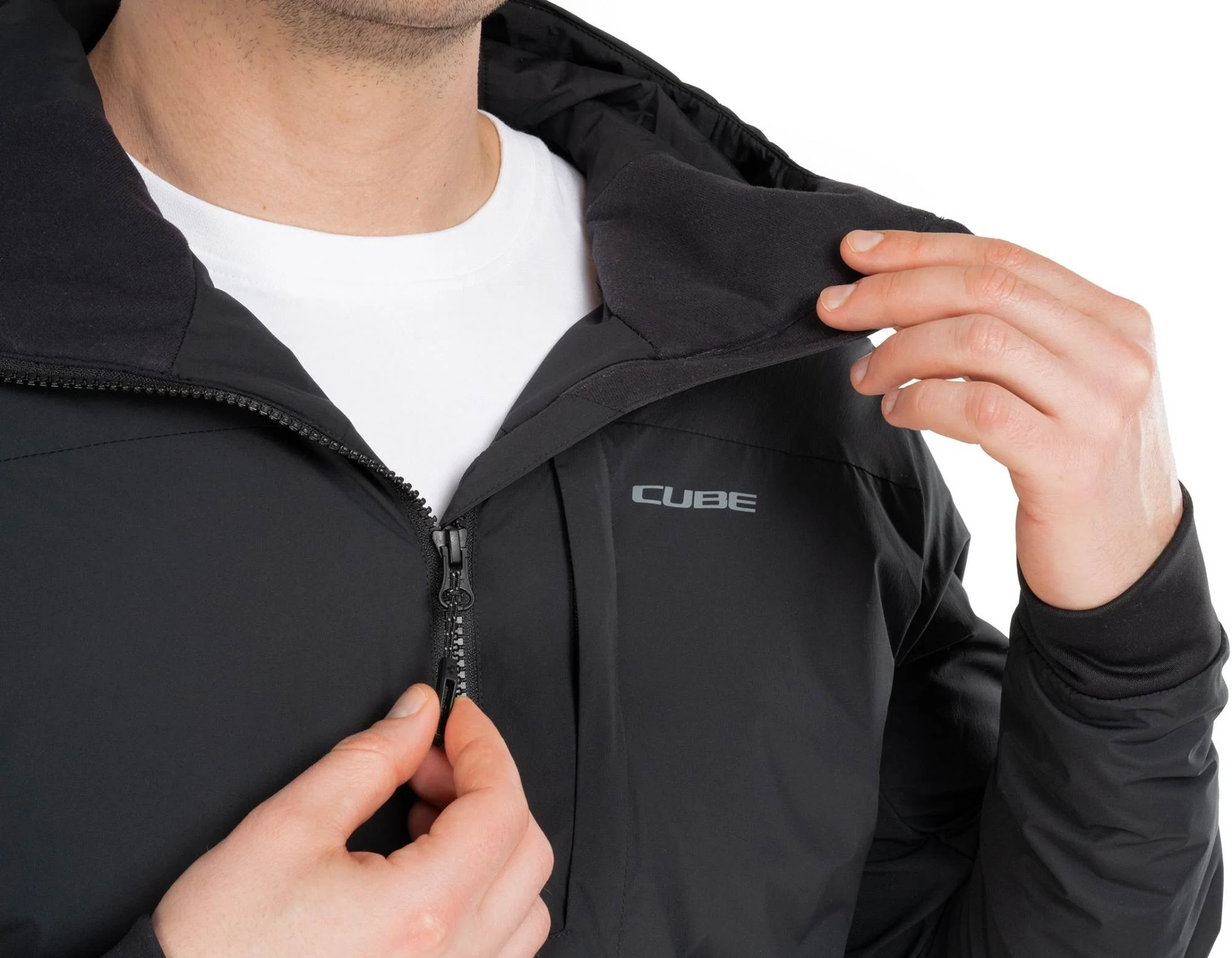 CUBE HYBRID JACKET BLACK - Image 7