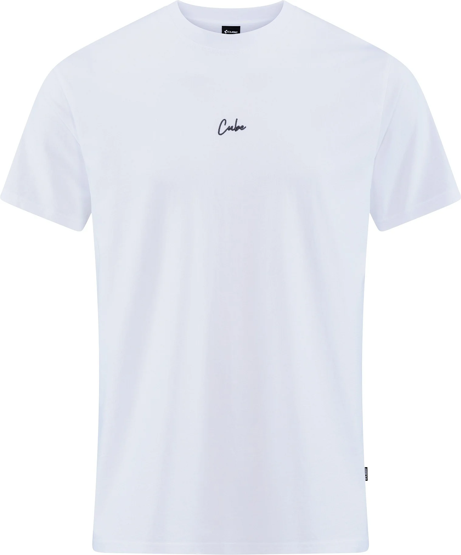 CUBE ORGANIC T-SHIRT SCRIPT GTY FIT WHITE - Image 3