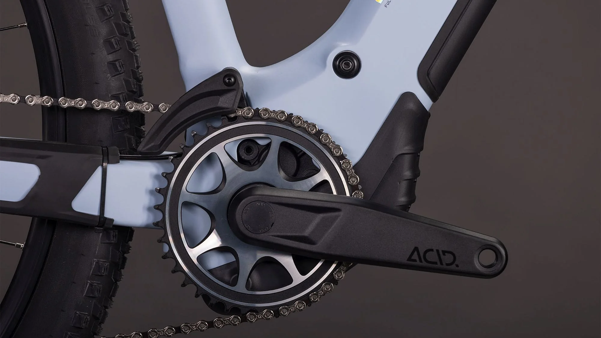 CUBE REACTION HYBRID SLX 800 GAUZEGREY/ICEBLUE - Image 12