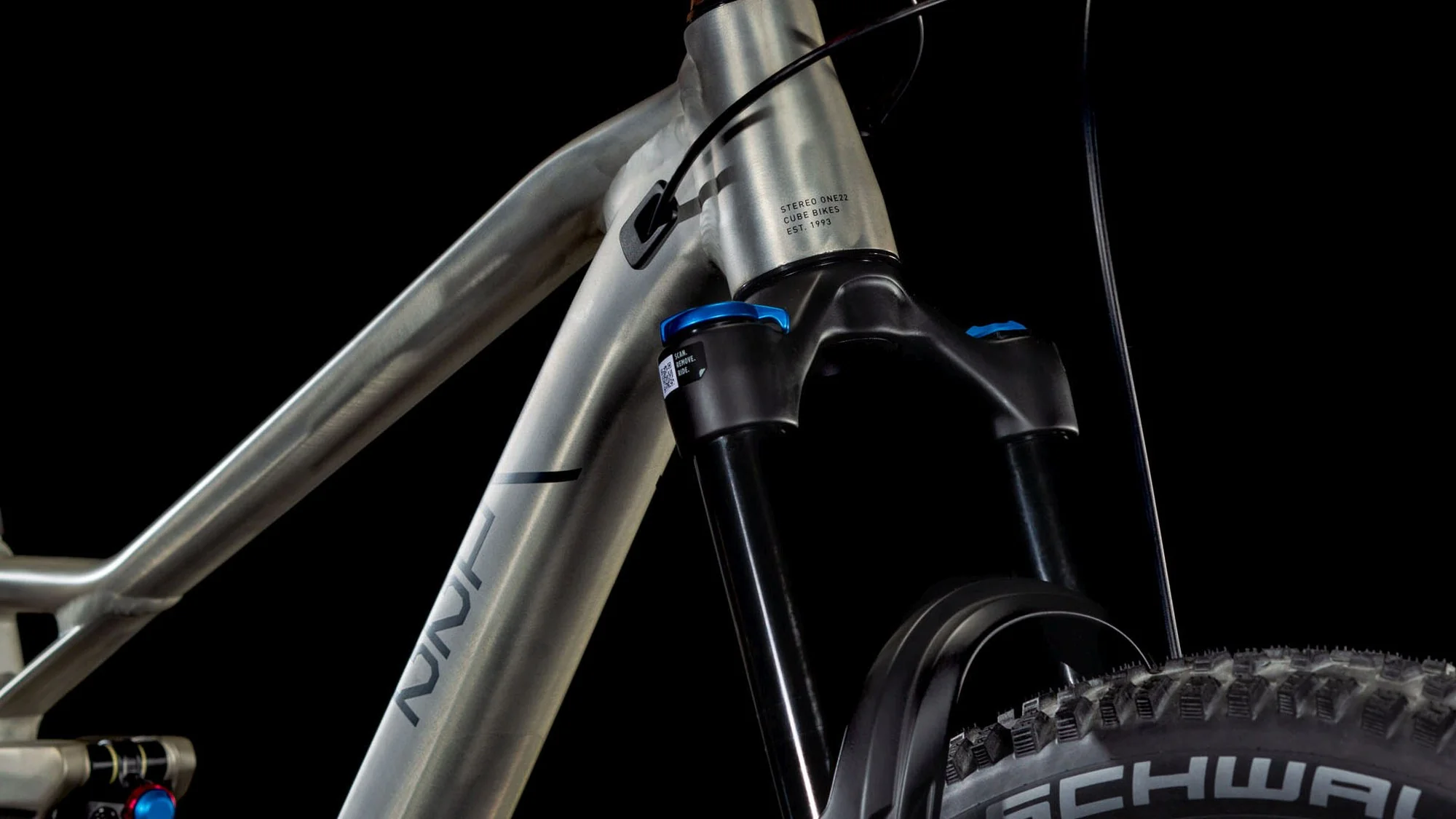 CUBE STEREO ONE22 RACE RAWMETAL/BLACK - Image 4