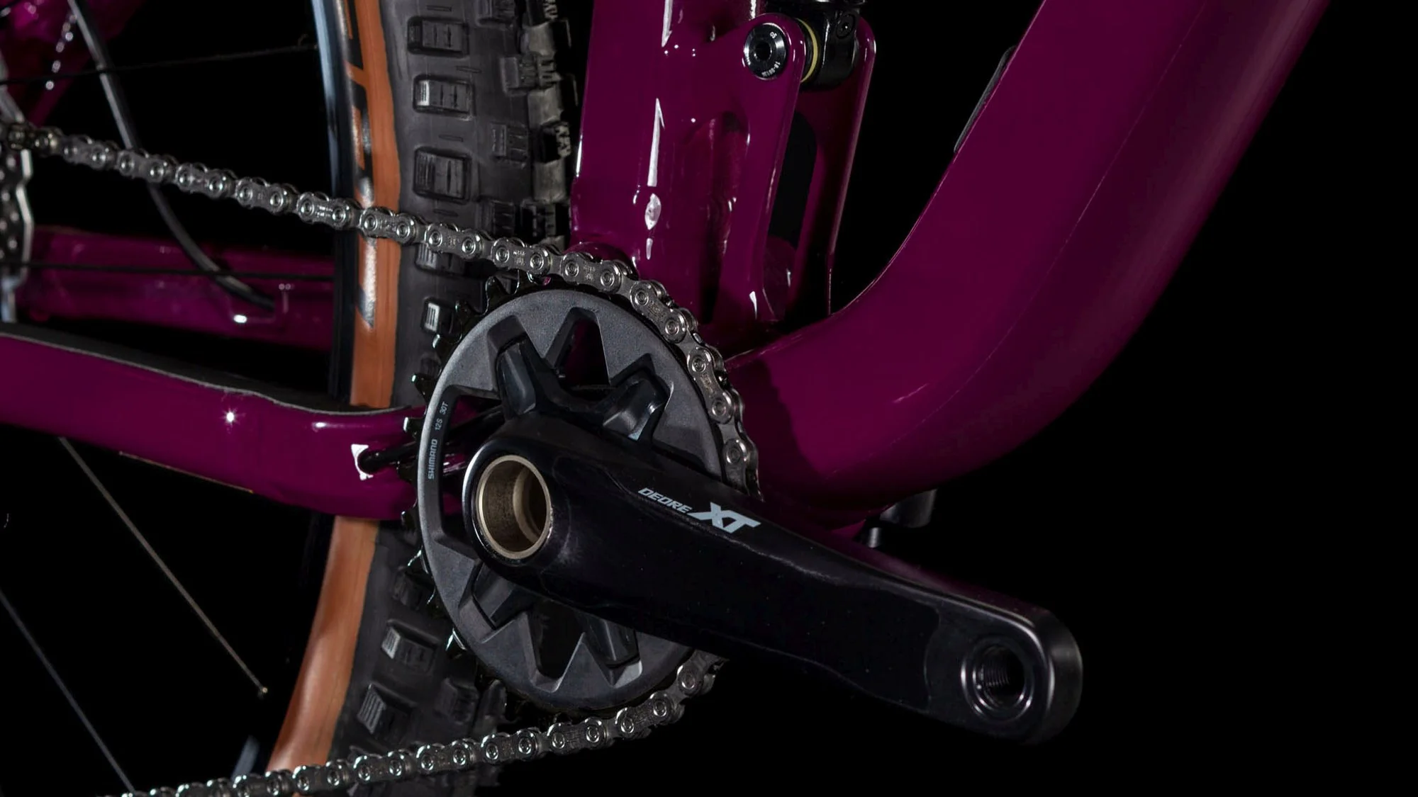 CUBE STEREO ONE22 RACE WINE/GREY - Image 6