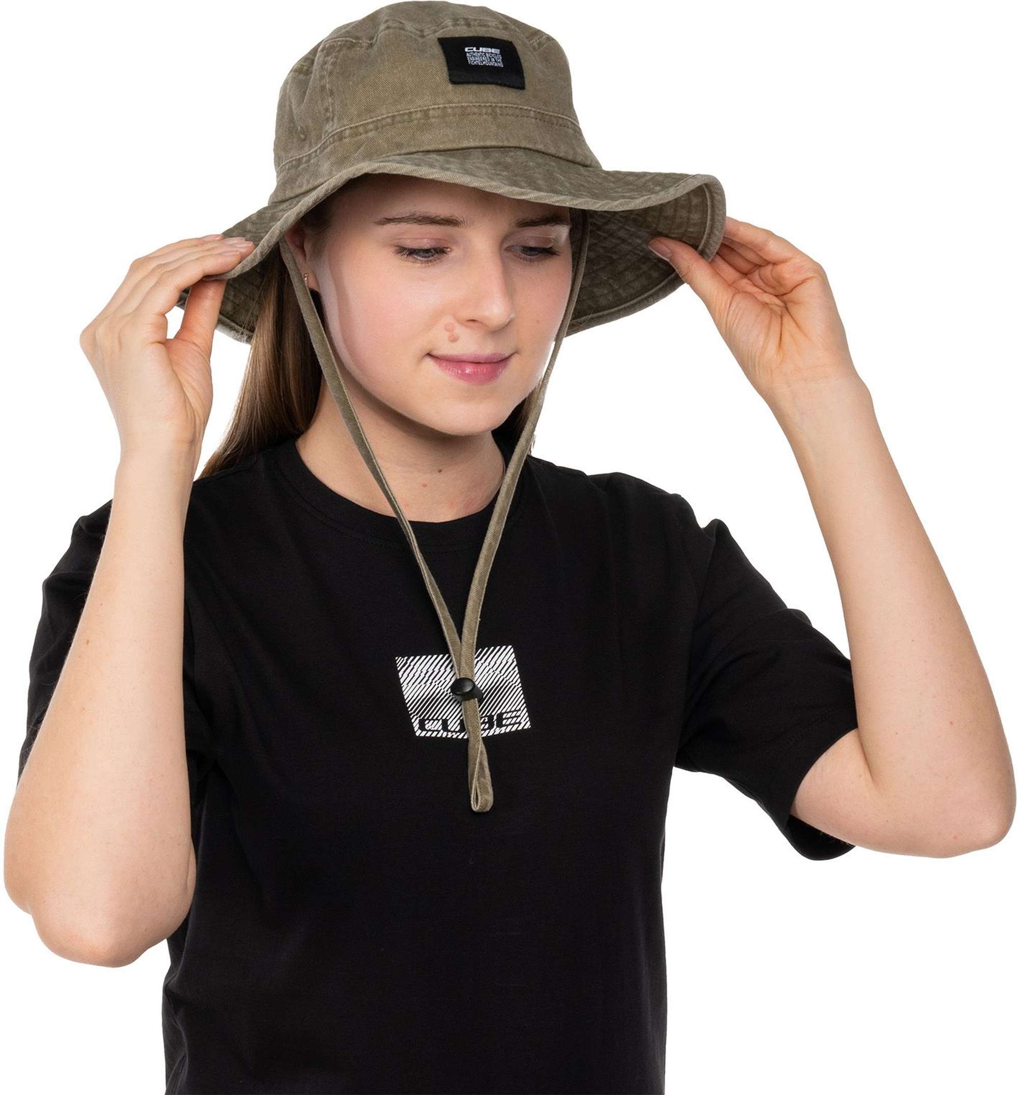 CUBE TRAIL BUILDER HAT WASHED OLIVE - Image 8