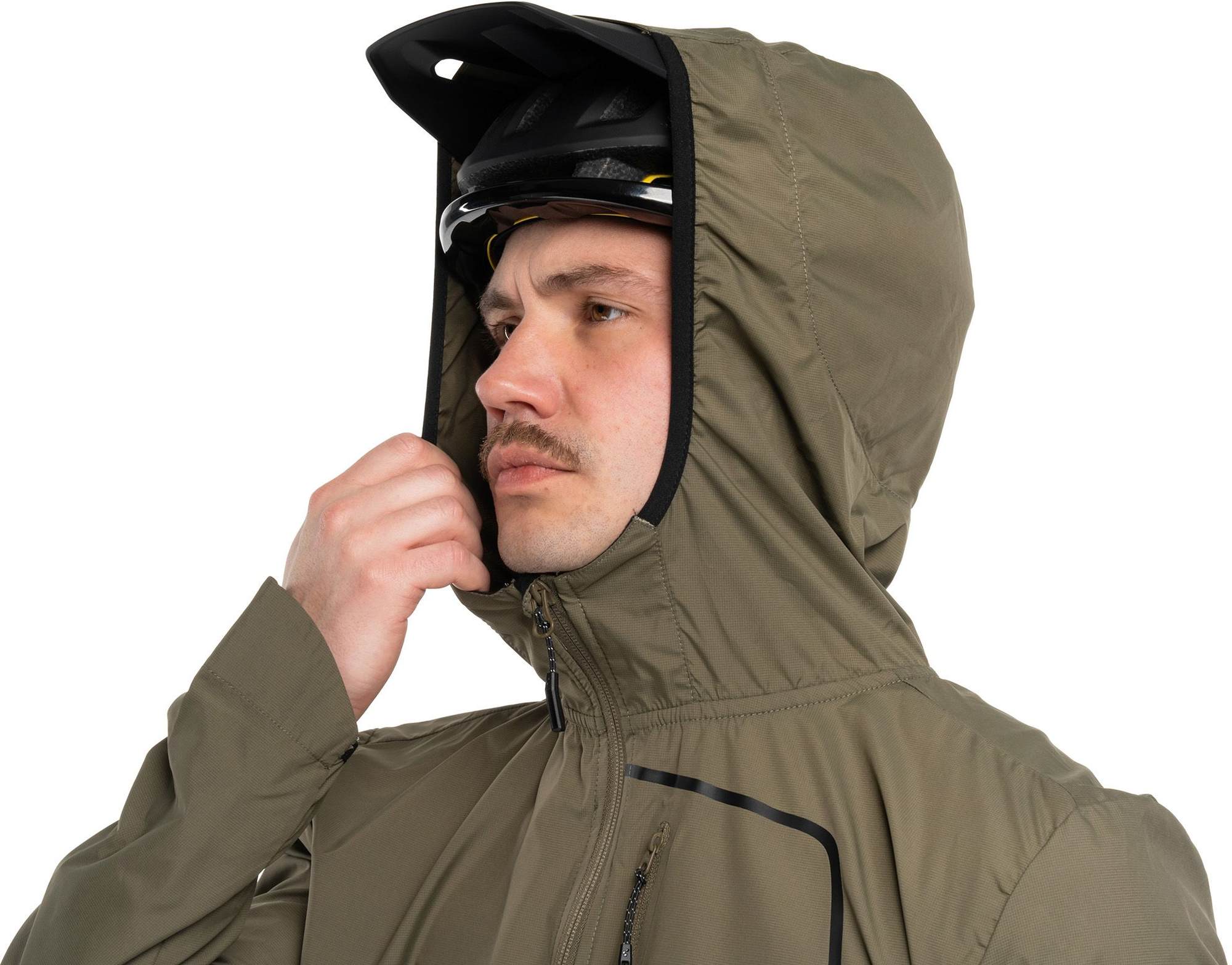 CUBE WIND JACKET OLIVE - Image 8