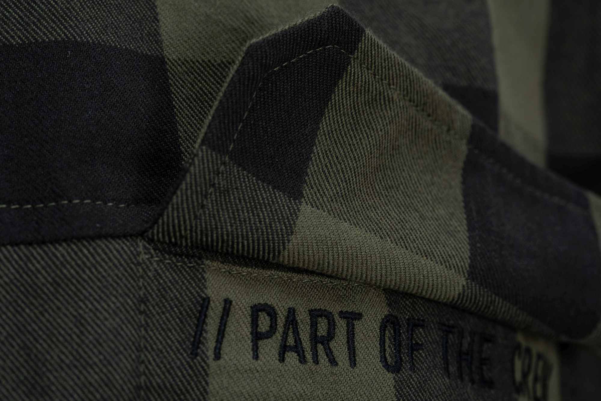 CUBE WORK SHIRT L/S OLIVE CHECK - Image 5
